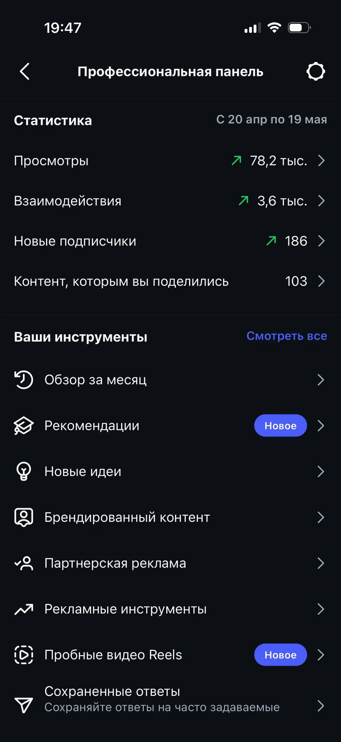 Инста растет хорошими темпами, а вот ютуб и тики ток пока как то так | Сетка — социальная сеть от hh.ru