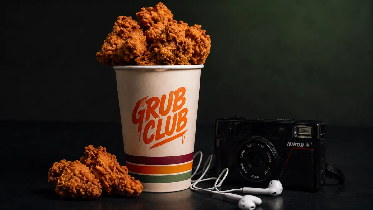 Grub club Fast food brand identity | Сетка — социальная сеть от hh.ru