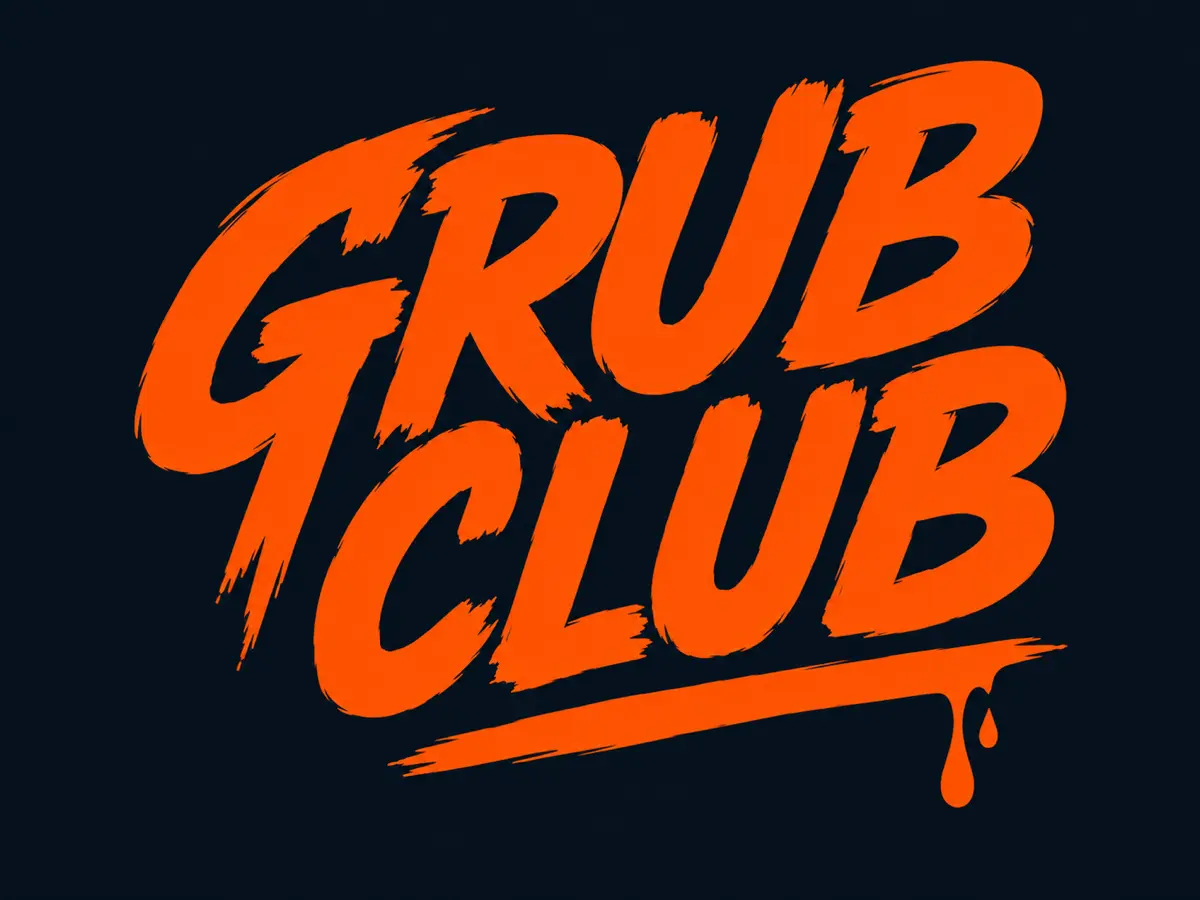 Grub club Fast food brand identity | Сетка — социальная сеть от hh.ru