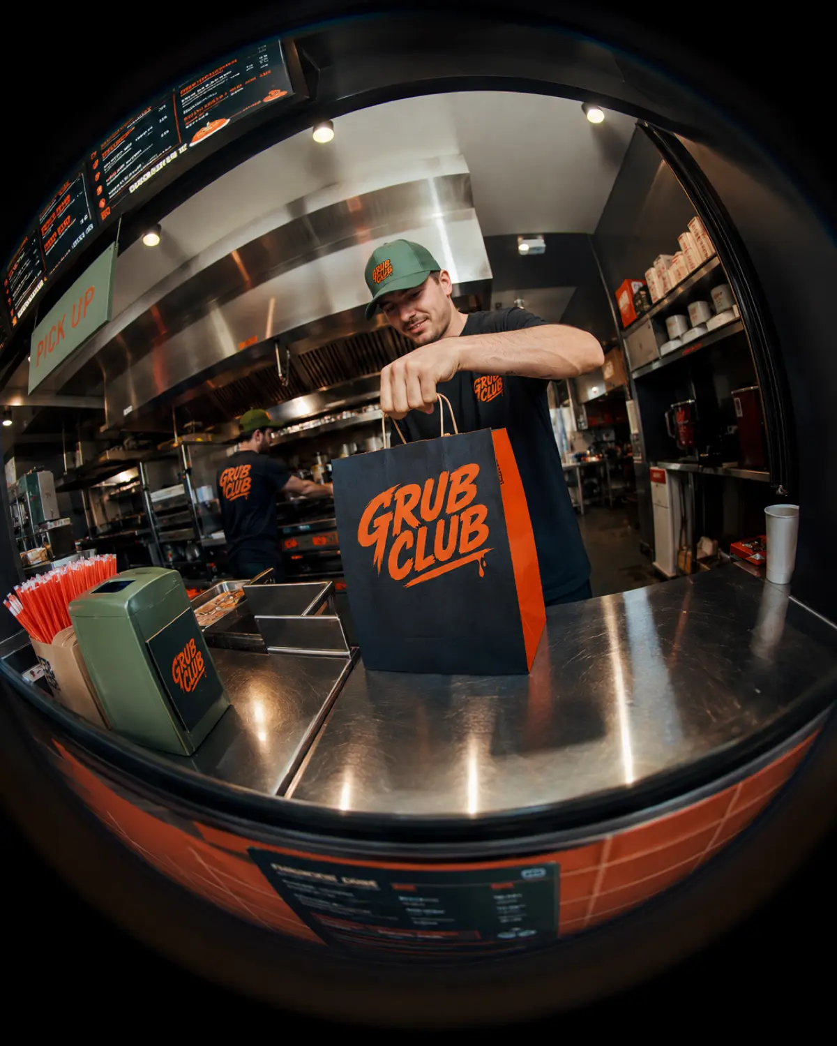 Grub club Fast food brand identity | Сетка — социальная сеть от hh.ru