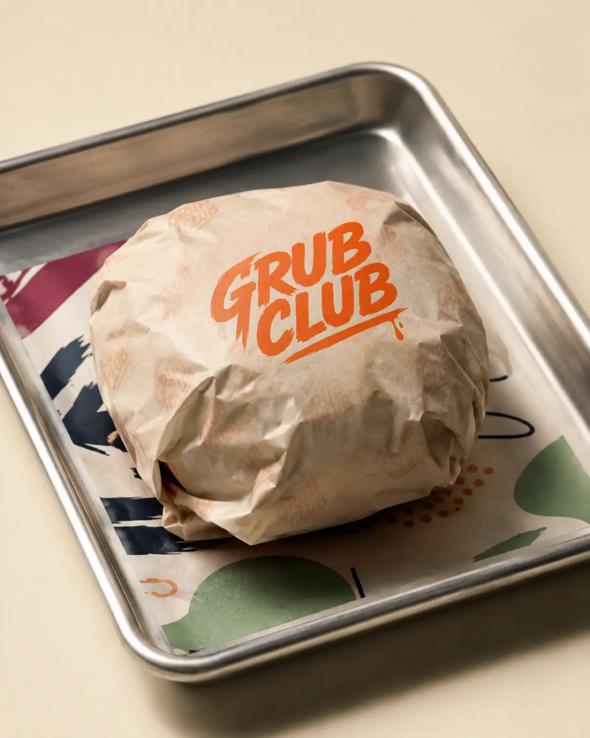 Grub club Fast food brand identity | Сетка — социальная сеть от hh.ru
