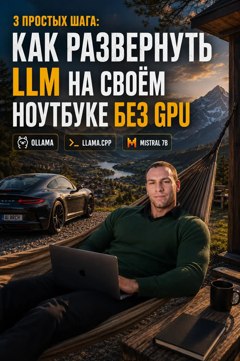3 простых шага: Как развернуть LLM на своём ноутбуке без GPU | Сетка — социальная сеть от hh.ru