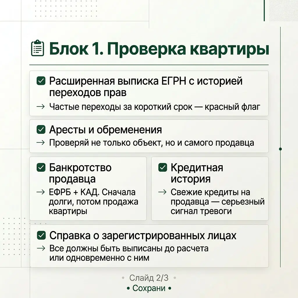 Чек-лист защиты от мошенников при покупке квартиры | Сетка — социальная сеть от hh.ru