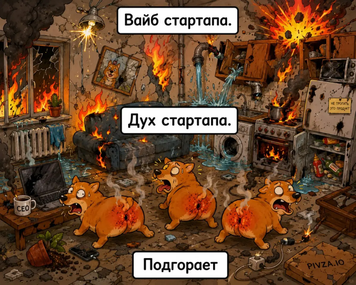 Дух стартапа - это скорость и горящие 🍑🔥 | Сетка — социальная сеть от hh.ru