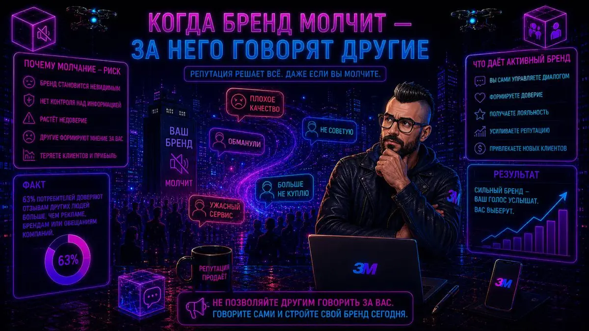 Когда бренд молчит — за него говорят другие 🔇 | Сетка — социальная сеть от hh.ru