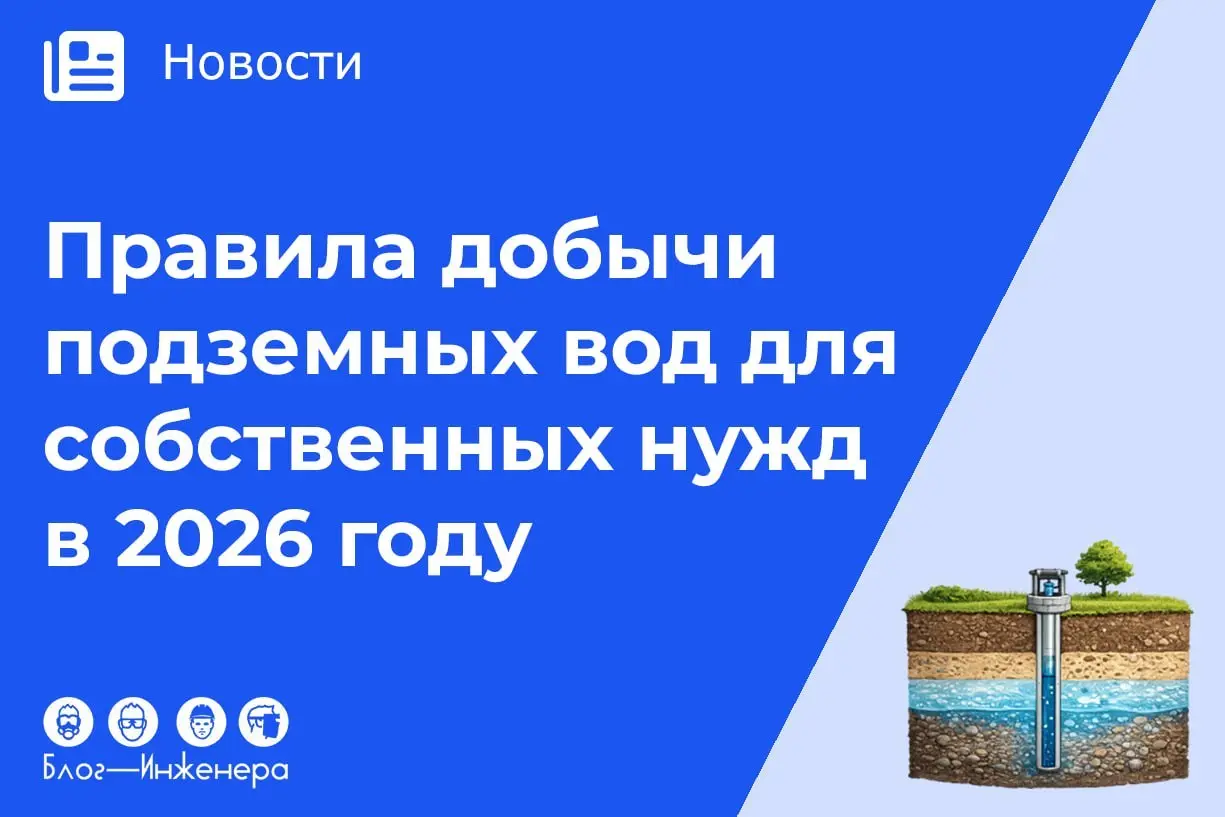 ♻️ Новые правила добычи подземных вод для собственных нужд в 2026 году: что нужно знать пользователями недр?
С 1 сентября 2026 года вступит в силу новый Порядок добычи подземных вод для собственных пр... | Сетка — социальная сеть от hh.ru