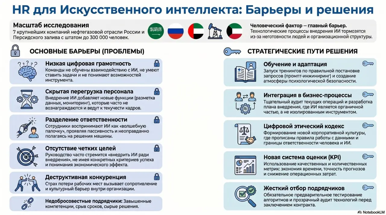 ИИ внедряют все, но почему проекты проваливаются?
Сегодня предлагаю ваше вниманию исследование В1 которое подготовил мой оооочень старый приятель - Алексей Антипов | Сетка — социальная сеть от hh.ru