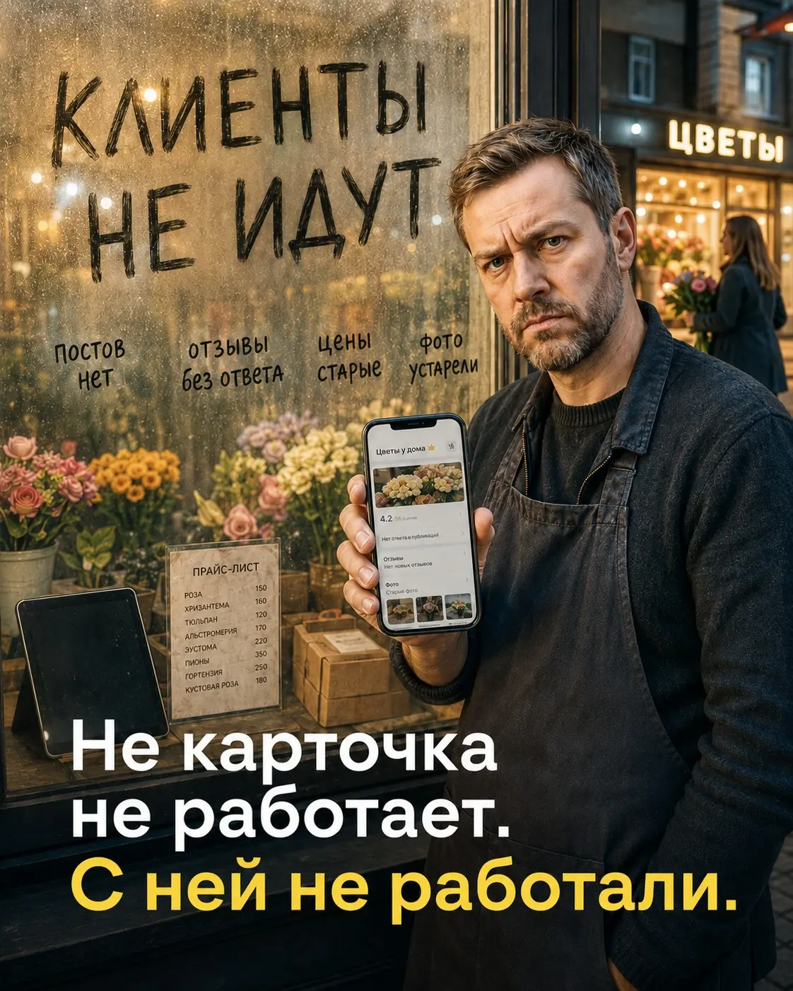 "Клиенты не идут! Не работает эта ваша карточка!" | Сетка — социальная сеть от hh.ru