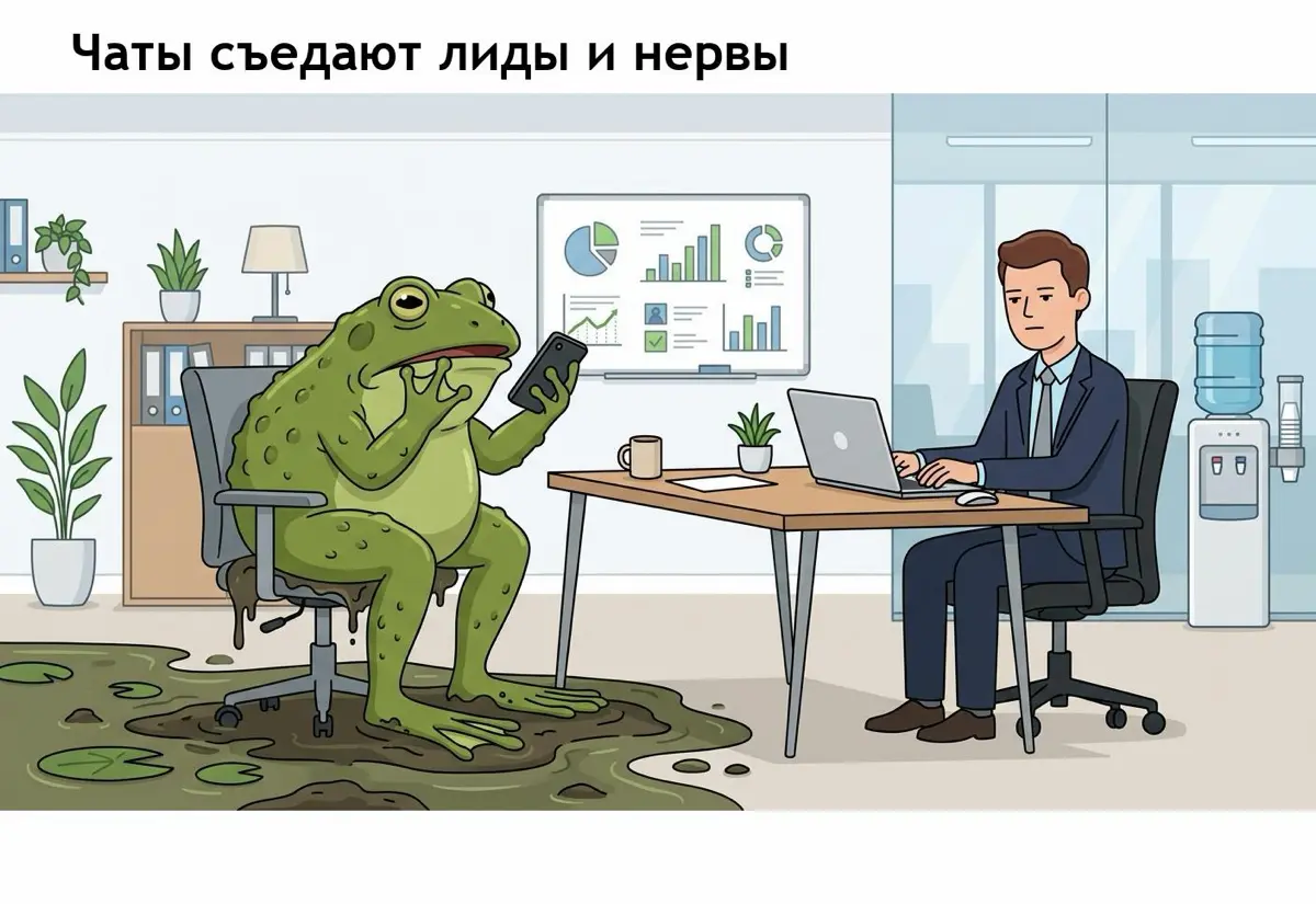 Чаты съедают Лиды и нервы | Сетка — социальная сеть от hh.ru