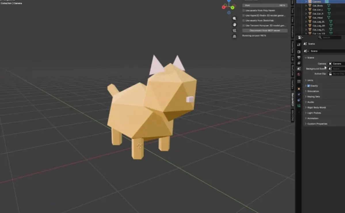 Claude AI + MCP + blender = ? | Сетка — социальная сеть от hh.ru