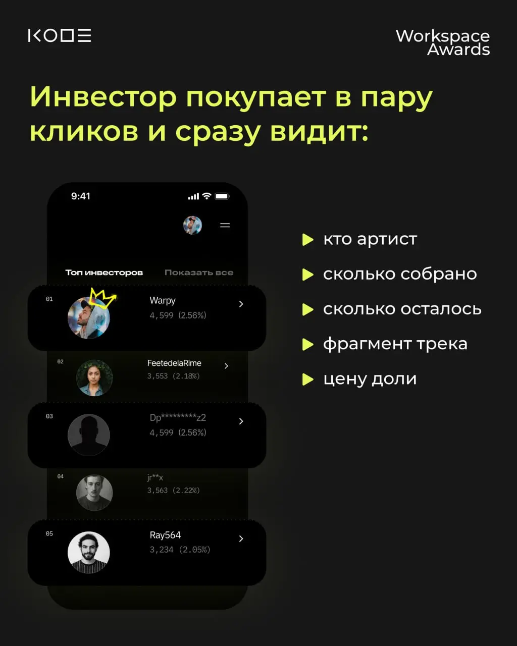 Workspace Awards присудил нашему проекту DEMUZO первое место в номинации «Лучшее мобильное приложение для иностранной компании»🏆
В этом году премия оценивала 826 кейсов от 360 компаний — и среди всего... | Сетка — социальная сеть от hh.ru