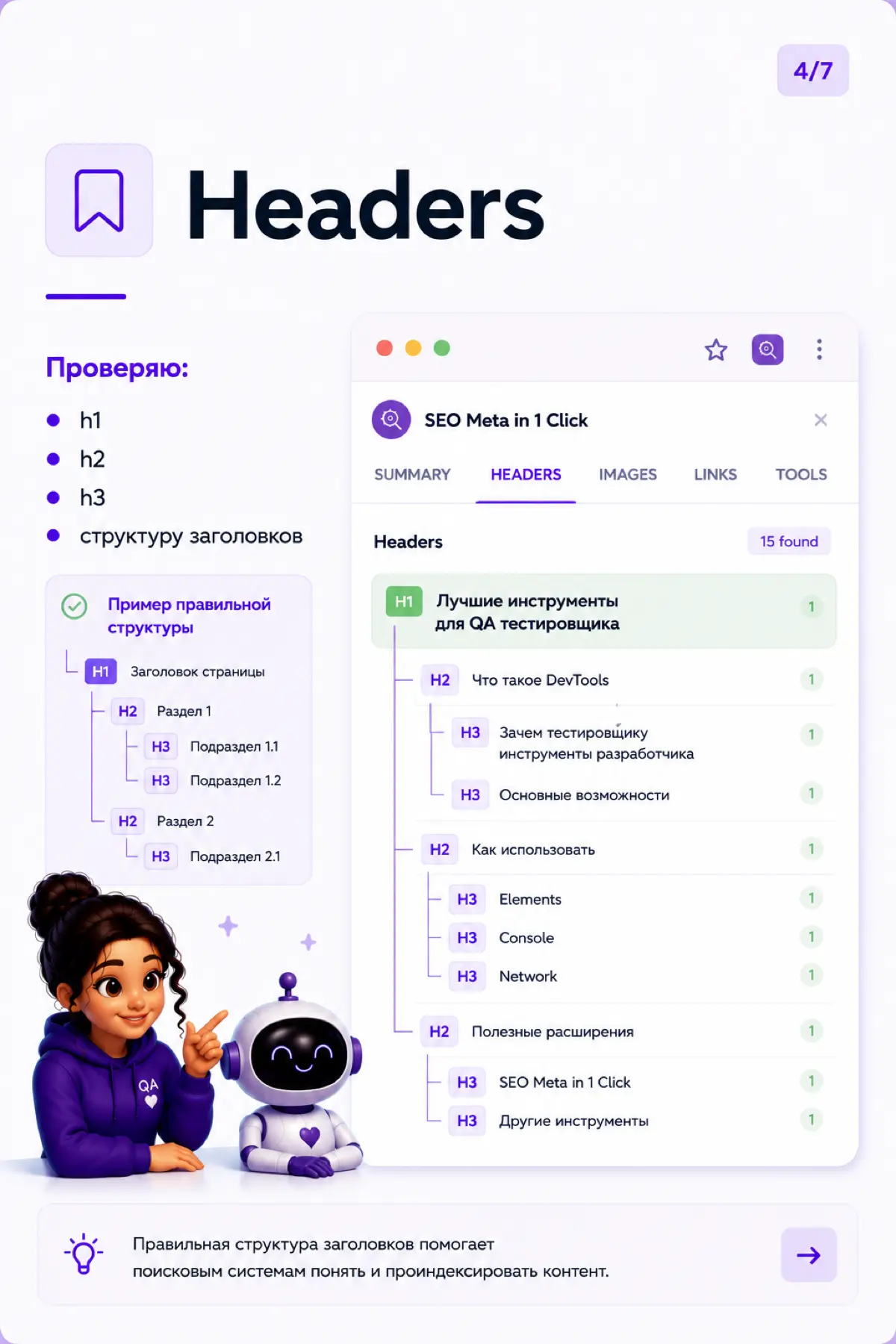 SEO Meta in 1 Click для QA💻 | Сетка — социальная сеть от hh.ru