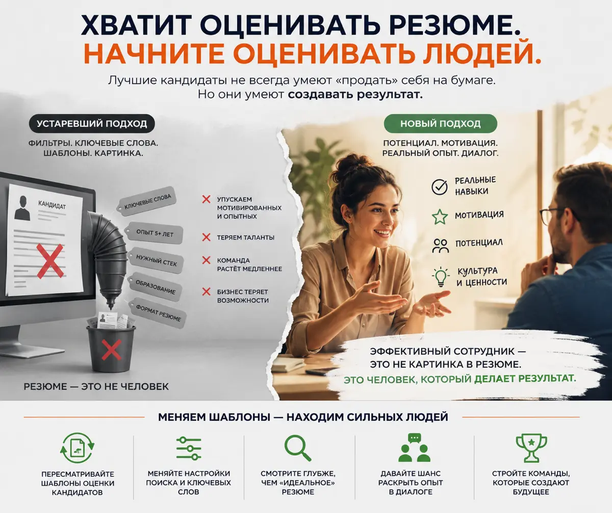 Сегодня многие компании нанимают не людей — а “картинку” | Сетка — социальная сеть от hh.ru