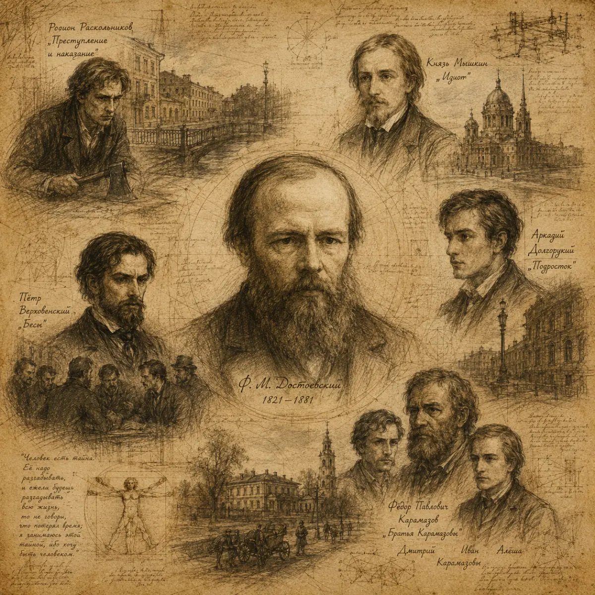 "Великое пятикнижие" Достоевского | Сетка — социальная сеть от hh.ru
