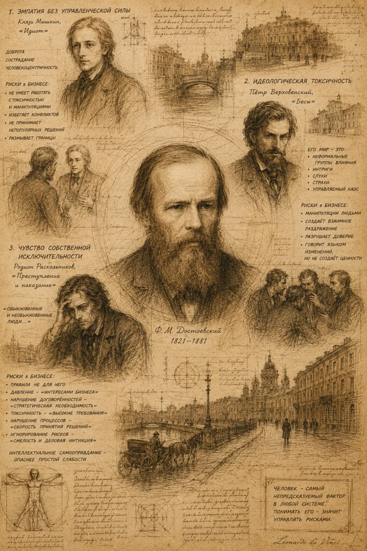 Персонажи Достоевского в современном бизнесе | Сетка — социальная сеть от hh.ru