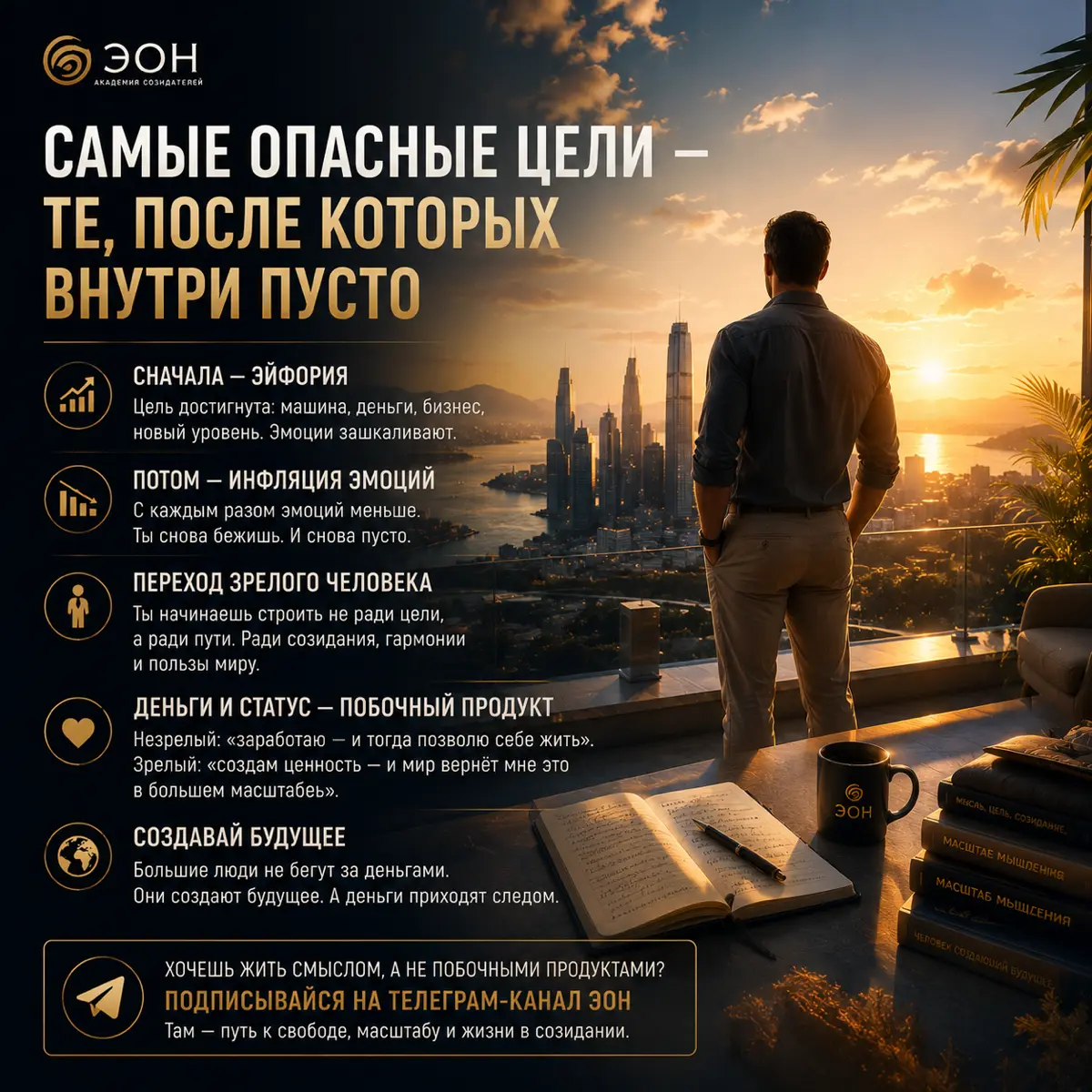 Самые опасные цели — те, после которых внутри пусто | Сетка — социальная сеть от hh.ru