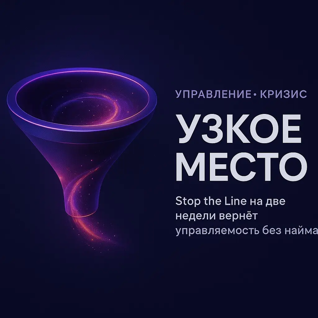 Stop the Line: как вернуть управляемость без найма | Сетка — социальная сеть от hh.ru