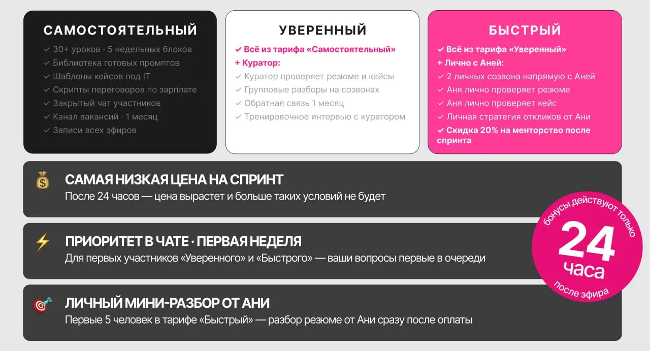 Ребята, это было супер 🔥Спасибо всем, кто был сегодня на вебинаре ❤️
Видела вас в чате, читала сообщения — очень тёплый и сильный эфир получился
И да… продажи открыты 🚀
Если после эфира ты понял(а), ч... | Сетка — социальная сеть от hh.ru