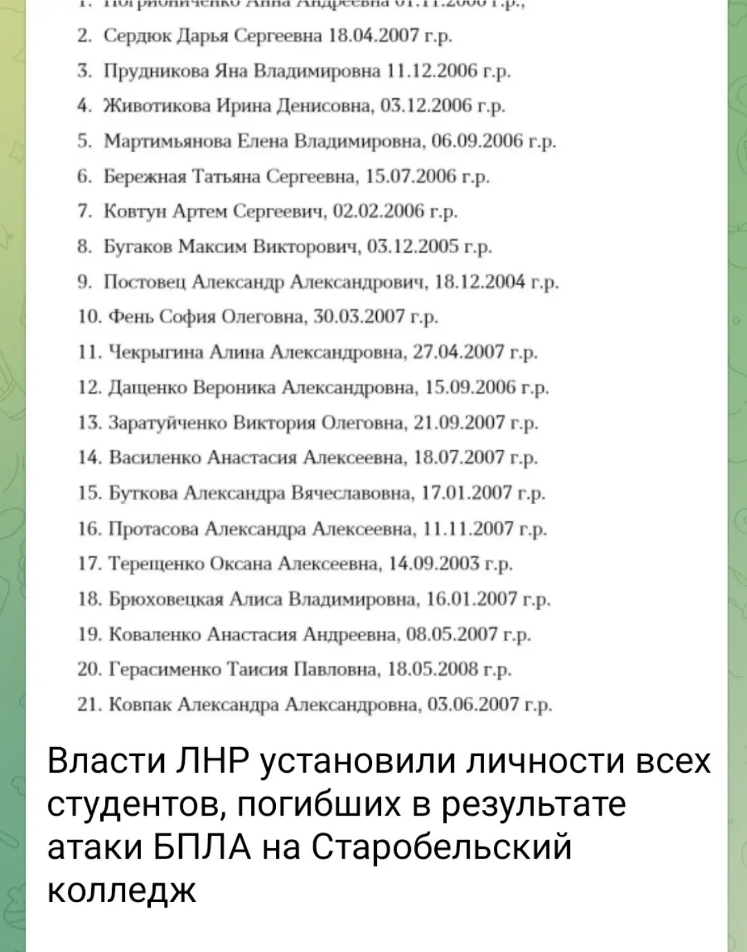 Ну,хоть на что то власти ЛНР годятся......
Всем родным и близким, соболезнования | Сетка — социальная сеть от hh.ru
