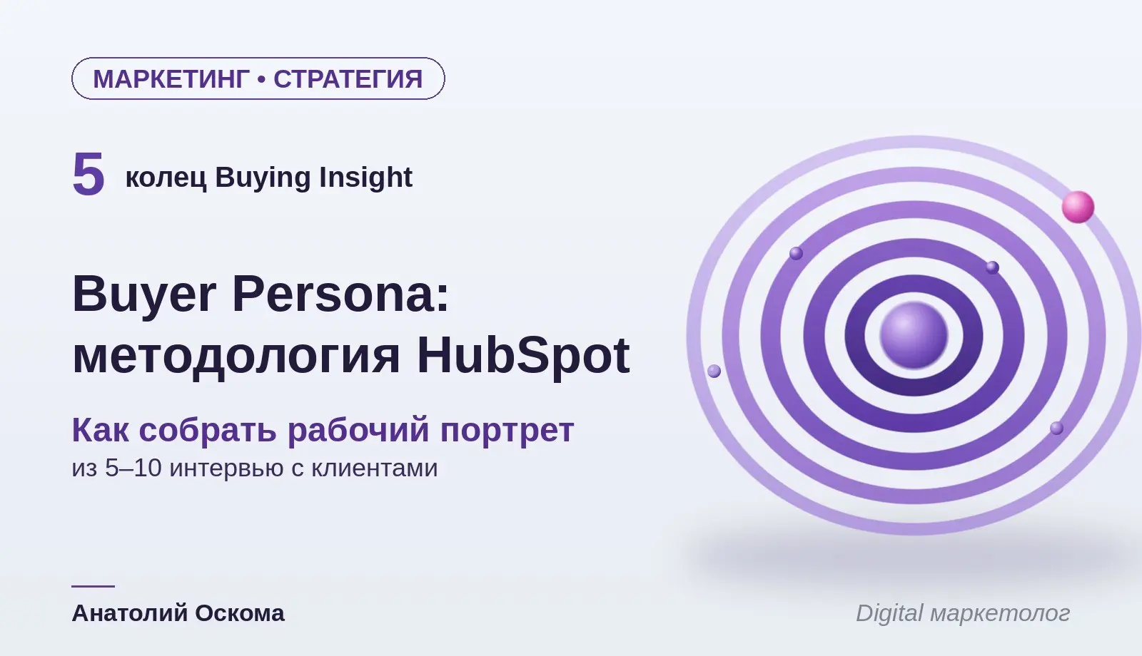 Buyer Persona: пошаговая методология составления портрета ЦА | Сетка — социальная сеть от hh.ru