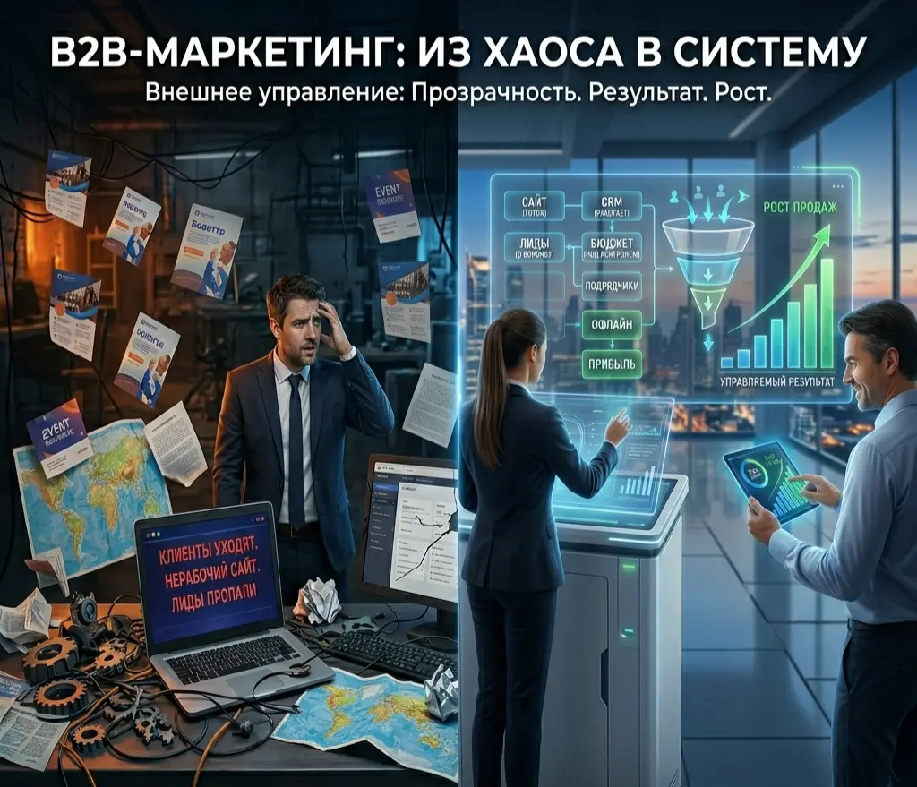 Я занимаюсь внешним управлением маркетинга для B2B-компаний | Сетка — социальная сеть от hh.ru