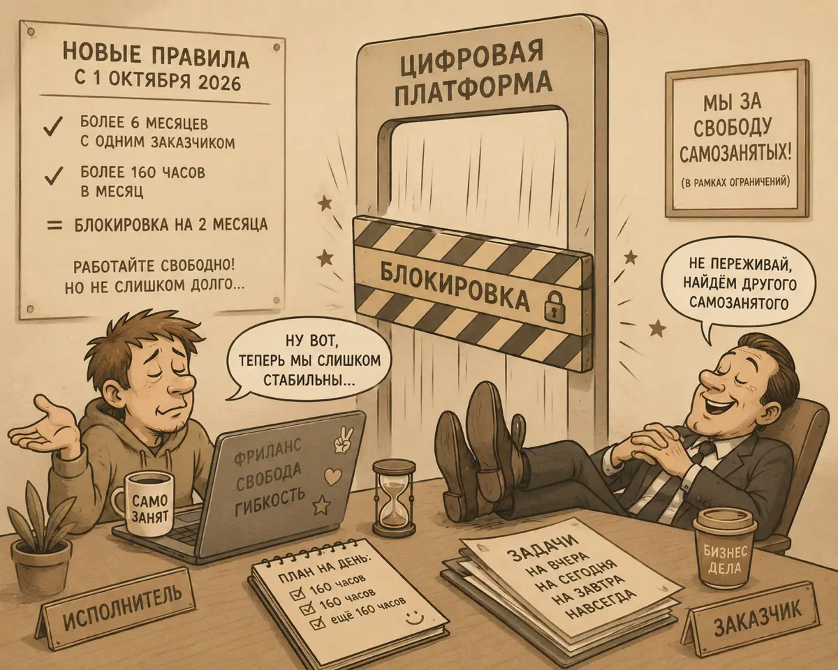 Самозанятым ограничат работу с одним заказчиком | Сетка — социальная сеть от hh.ru