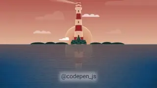 Day/Night Lighthouse Illustration — красивая анимация изображения. Реализована с помощью CSS и JS
https://codepen.io/josetxu/pen/RwdGmqp | Сетка — социальная сеть от hh.ru