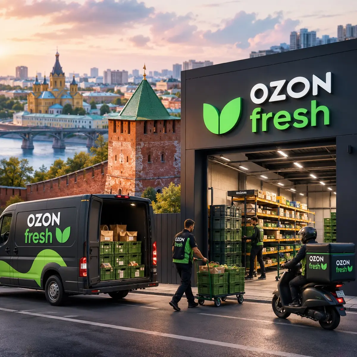 Ozon fresh расширяет географию | Сетка — социальная сеть от hh.ru