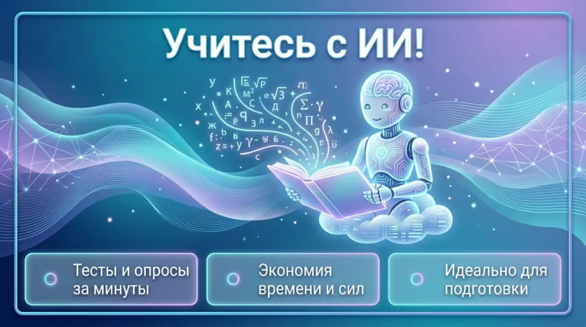 Учимся с AI: Топ-3 инструмента для тестов и карточек | Сетка — социальная сеть от hh.ru