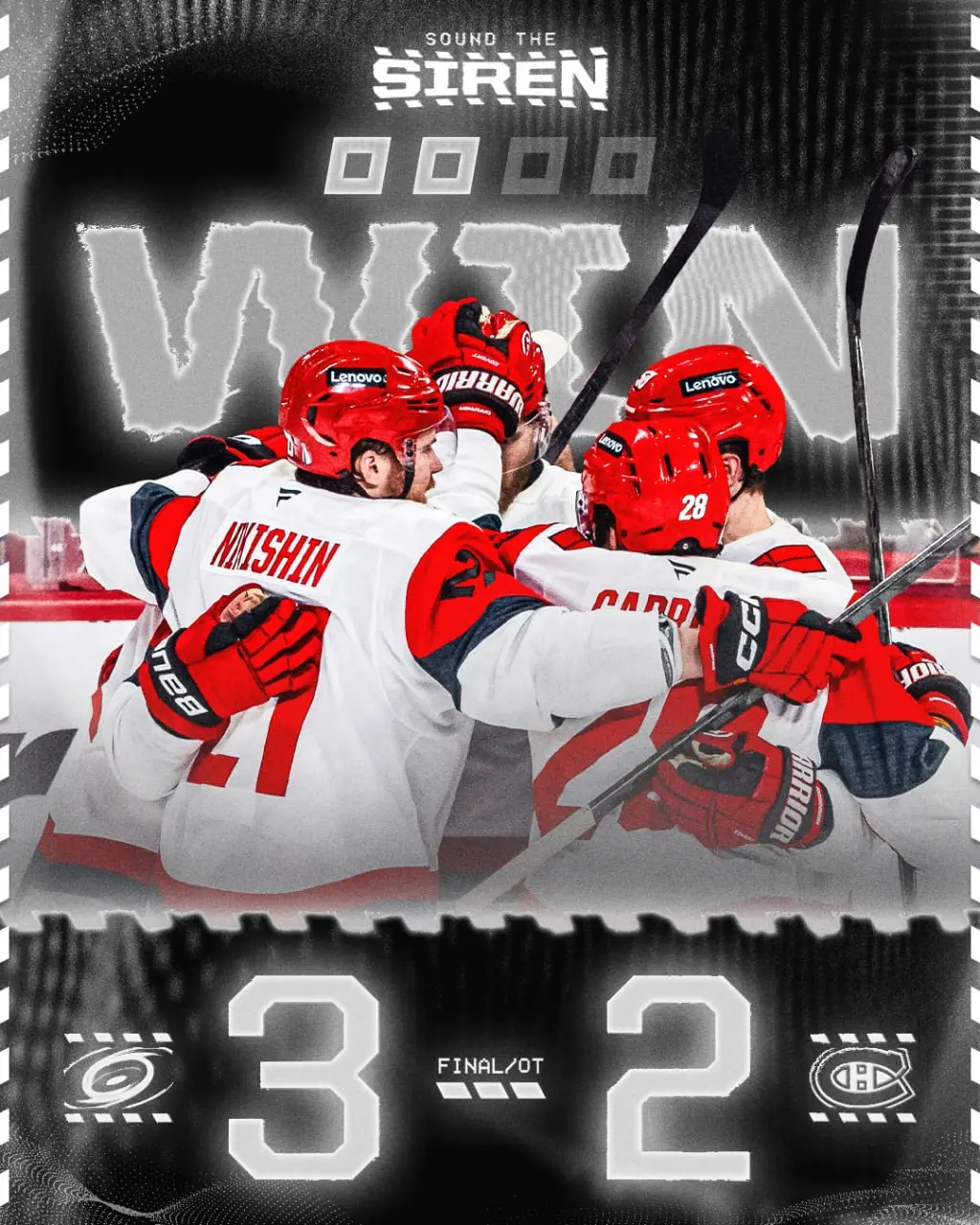 День 38
🚽 3-2 🏒 ОТ
Перебросали почти втрое, но забили на одну шайбу больше.
38-13 — таково соотношение бросков в третьем матче серии, однако по счёту не скажешь, что 🚽 настолько превосходит соперника | Сетка — социальная сеть от hh.ru