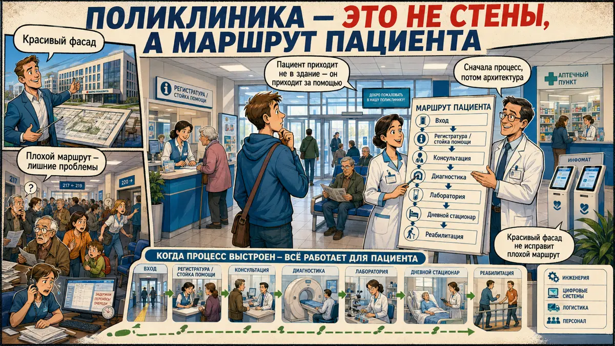 Как смотреть на современную поликлинику | Сетка — социальная сеть от hh.ru