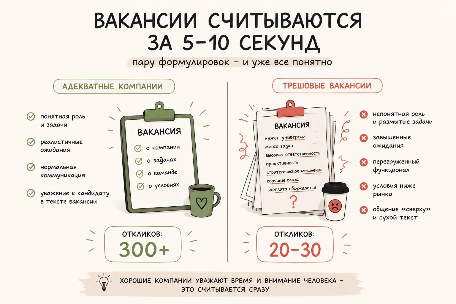 Сейчас вакансии считываются за 5–10 секунд | Сетка — социальная сеть от hh.ru
