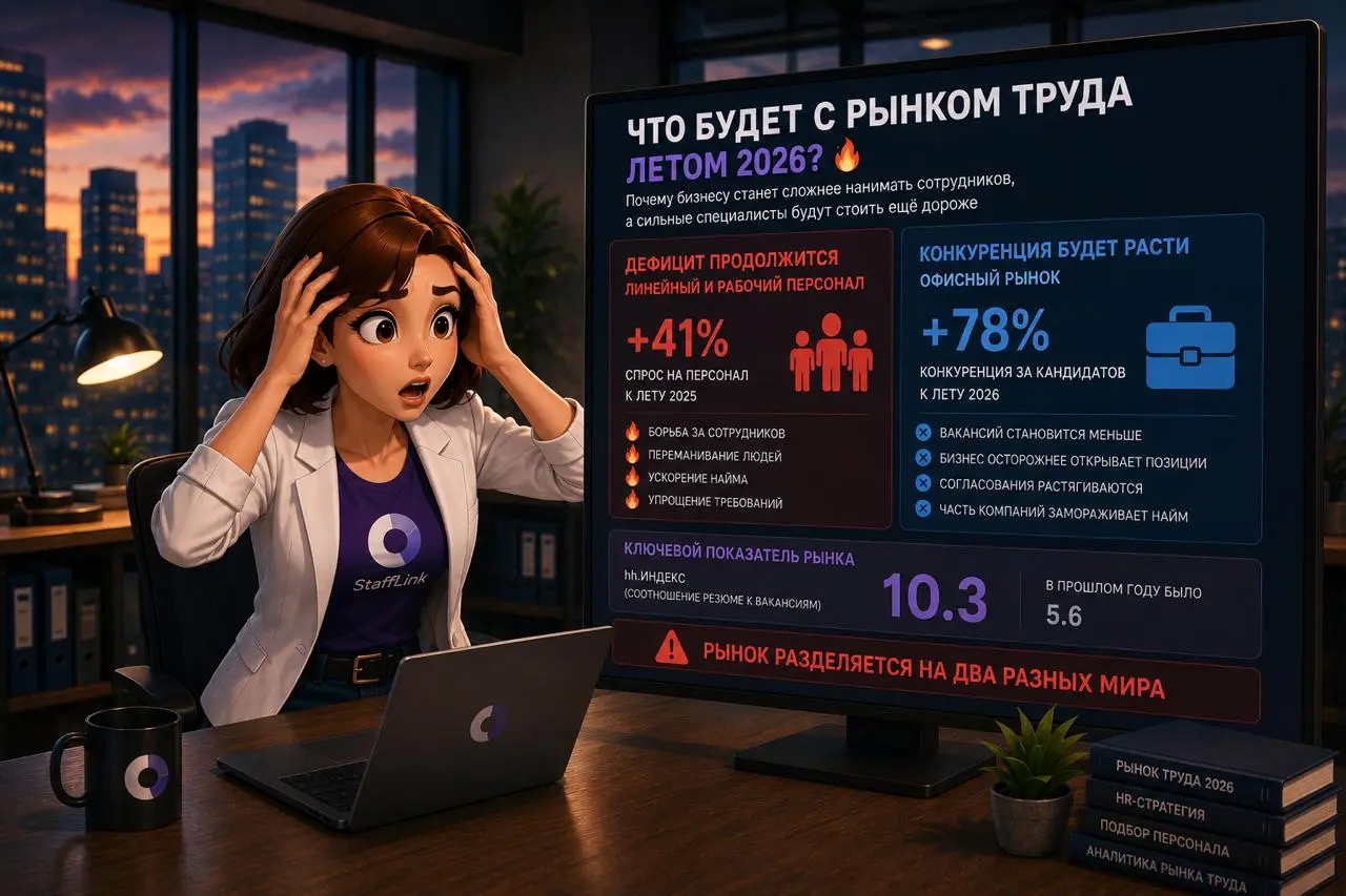 Что будет с рынком труда летом 2026? 🔥
Всем привет!
Рынок труда этим летом будет выглядеть максимально странно и противоречиво (наше субъективное мнение) | Сетка — социальная сеть от hh.ru