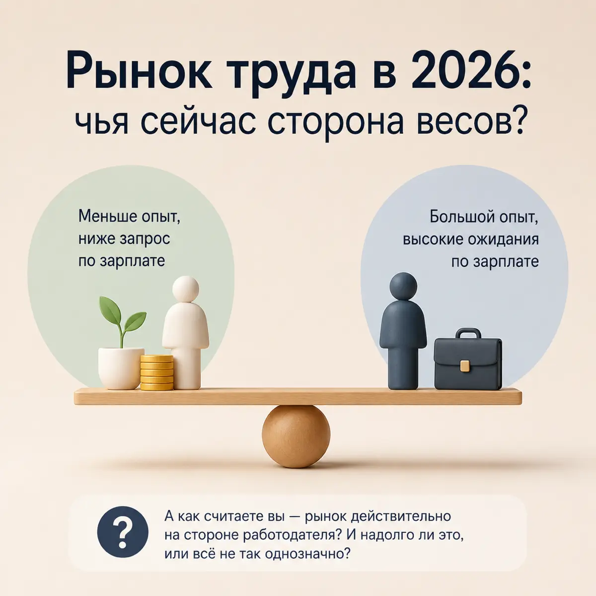 «Рынок работодателя» в 2026: так ли это на самом деле? | Сетка — социальная сеть от hh.ru