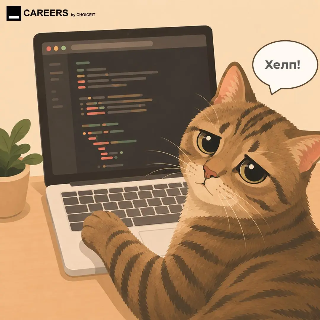 Девиз дня: "Работа мне нравится, а ною я для души".🌟
#CAREERSюмор | Сетка — социальная сеть от hh.ru
