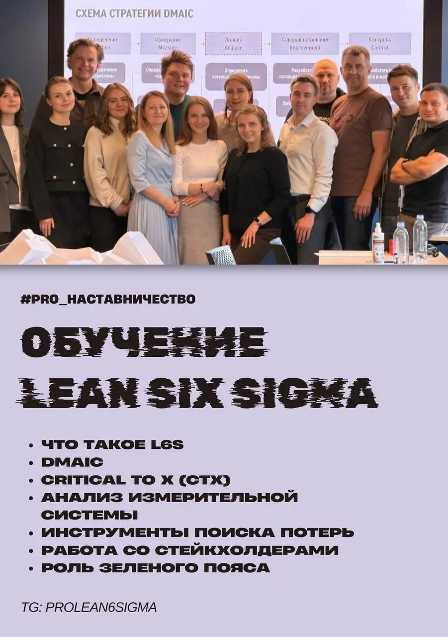 🥋Весенняя сессия обучения Lean Six Sigma
📚 Продолжаем готовить кадры и развивать экспертизу в области Lean Six Sigma | Сетка — социальная сеть от hh.ru