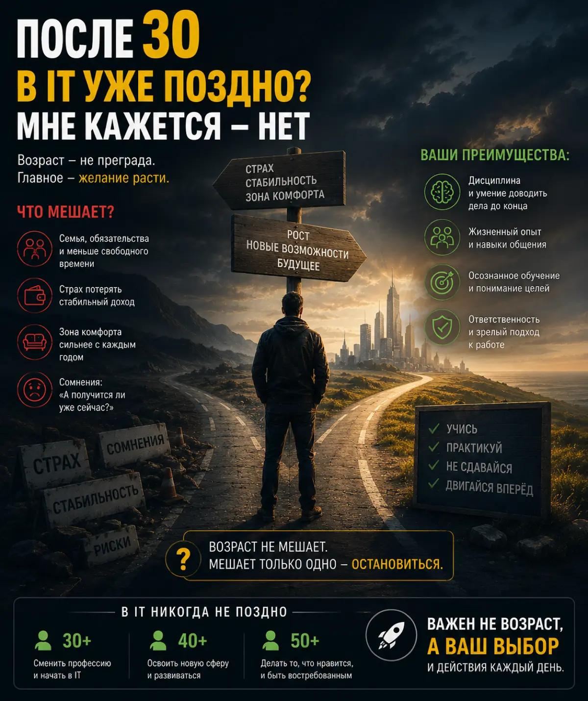 🚀 После 30 в IT уже поздно? Мне кажется — нет | Сетка — социальная сеть от hh.ru
