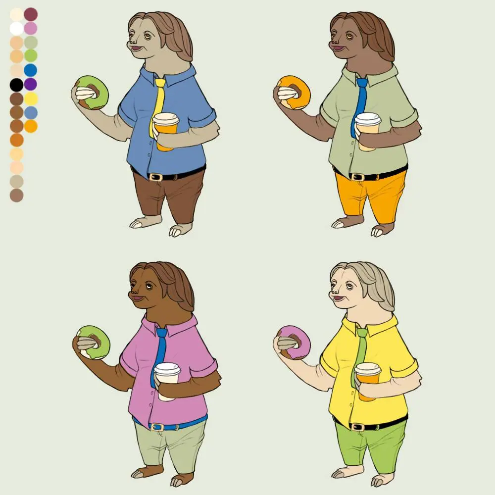 🦥 Character concept development for 3D
.
.
.
#alyona2d #2d #props #illustrator | Сетка — социальная сеть от hh.ru