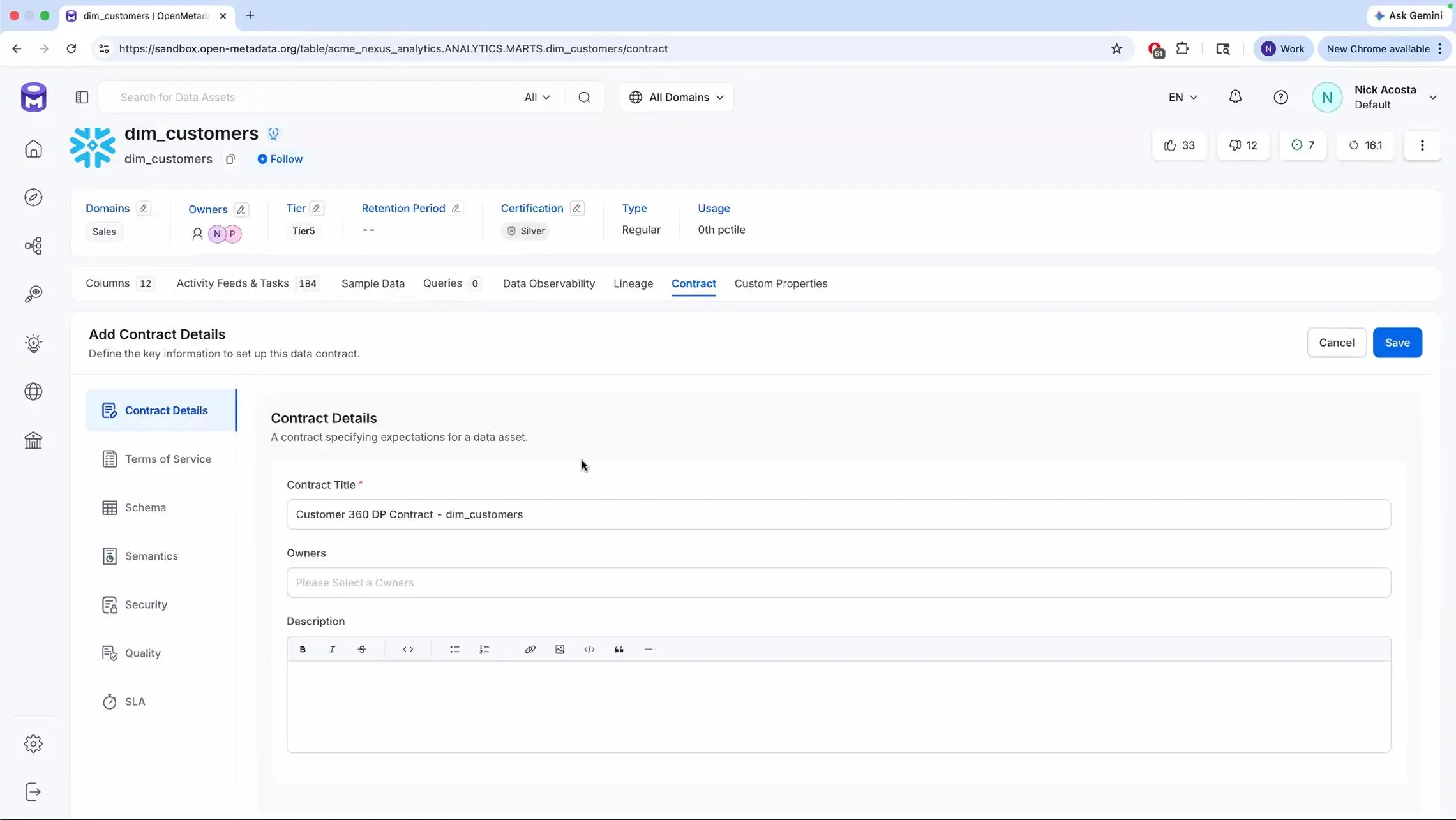 Познакомилась с деврелом из OpenMetadata
В последнем спринте работала над таской, связанной с OpenMetadata | Сетка — социальная сеть от hh.ru