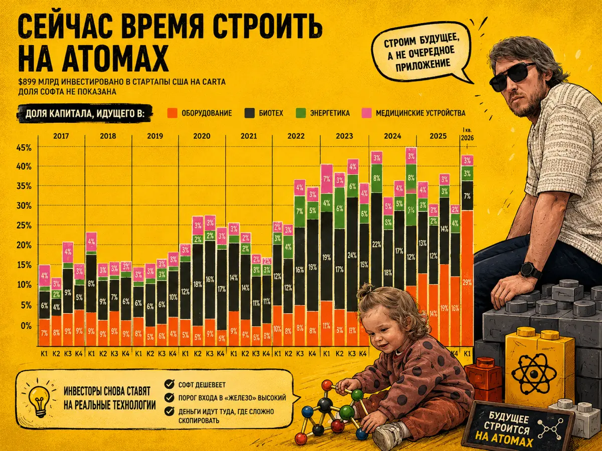Инвесторы снова полюбили «железо» | Сетка — социальная сеть от hh.ru