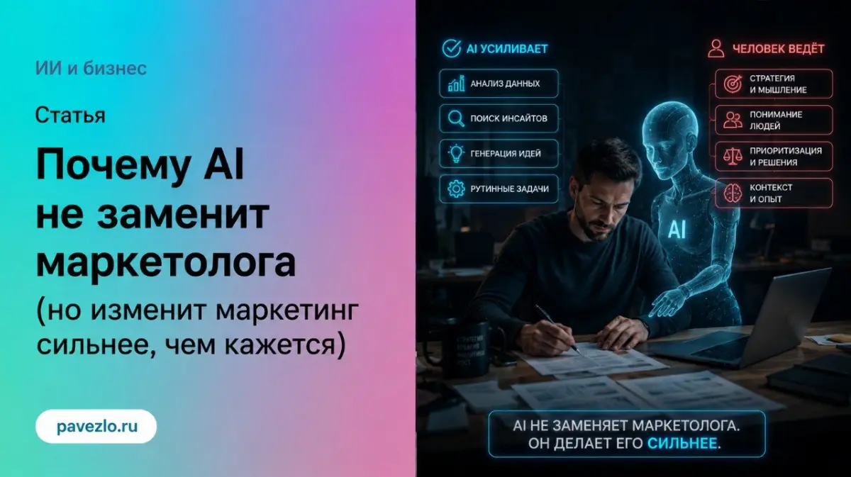 Почему AI не заменит маркетолога | Сетка — социальная сеть от hh.ru
