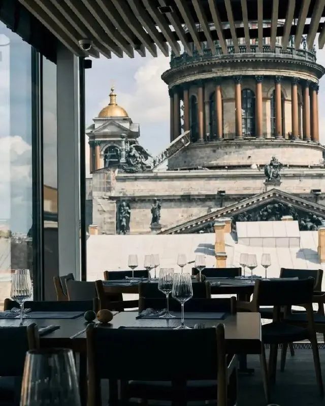 Петербургу — 323! Поздравляем любимый город и рассказываем, из каких ресторанов на него лучшего всего любоваться
• AGA (пр. Добролюбова, 16к2)
• Bellevue (наб. реки Мойки, 22)
• F11 (Лермонтовский пр | Сетка — социальная сеть от hh.ru