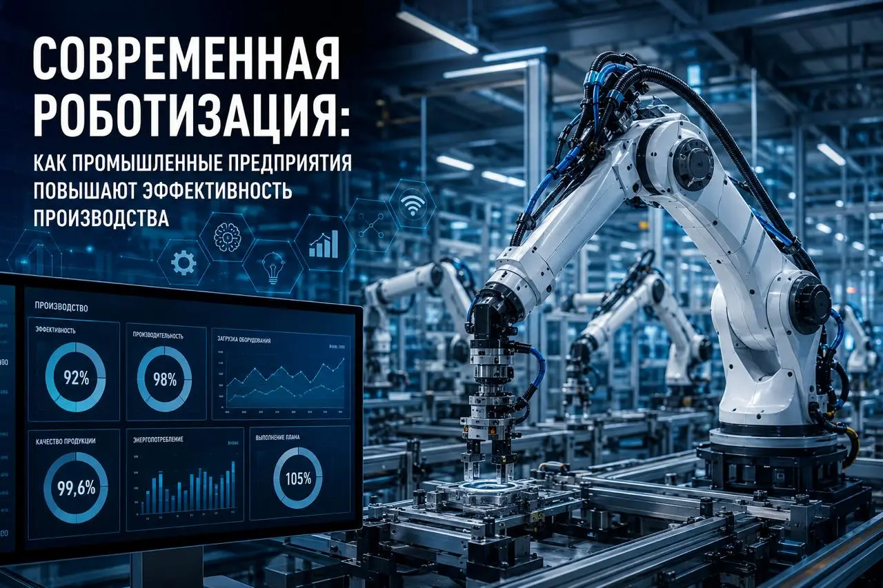 🤖 Роботизация заводов: где реальная выгода, а где — дорогой эксперимент
На портале Ростеха вышло интервью с первым замгендиректора «РТ-Техприемки» Денисом Конончуком | Сетка — социальная сеть от hh.ru