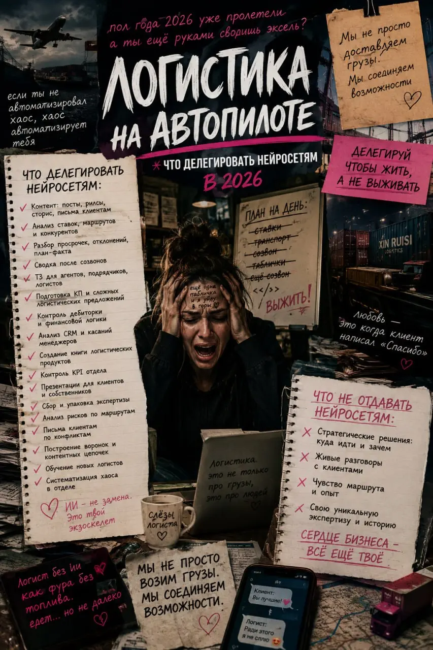 Полгода 2026 уже пролетели.
И честно — логистика в этом году окончательно разделилась на два лагеря | Сетка — социальная сеть от hh.ru