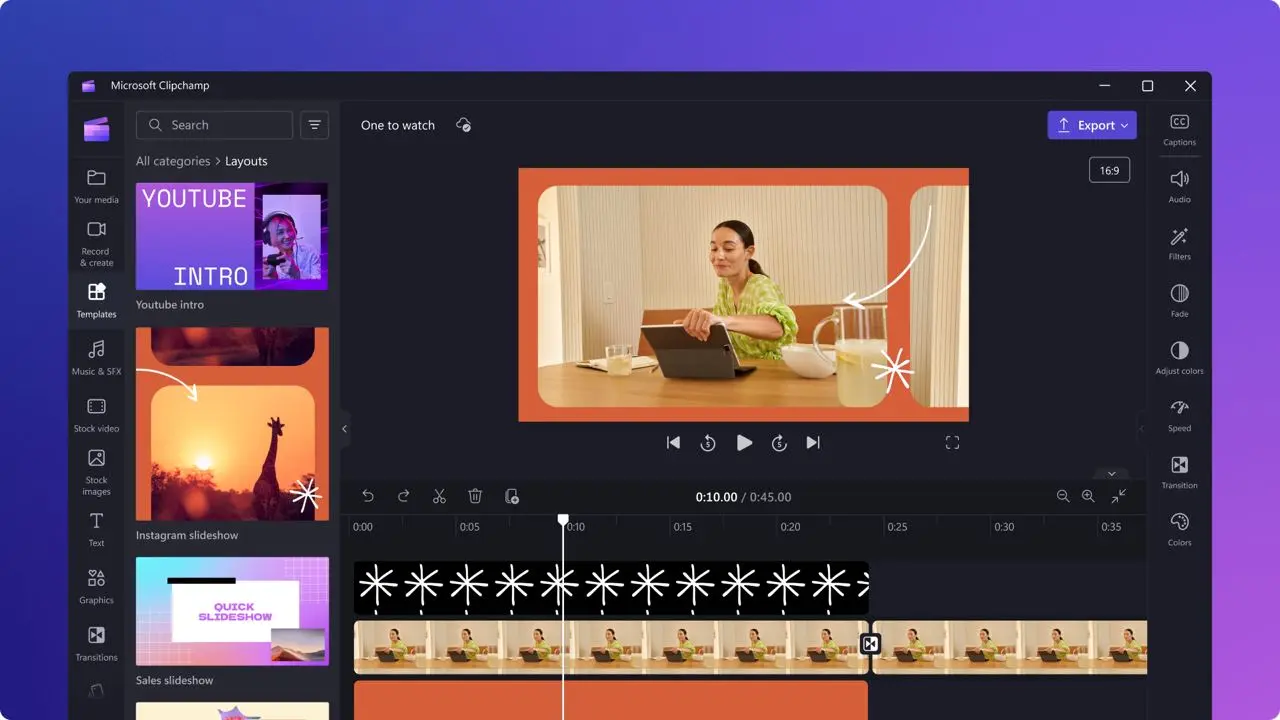 Сlipchamp — простой видеомонтаж в браузере 🎥
Сервис, который позволяет создавать видеоролики прямо в браузере, отлично подойдет как новичкам, так и тем, кто не имеет опыта в монтаже | Сетка — социальная сеть от hh.ru