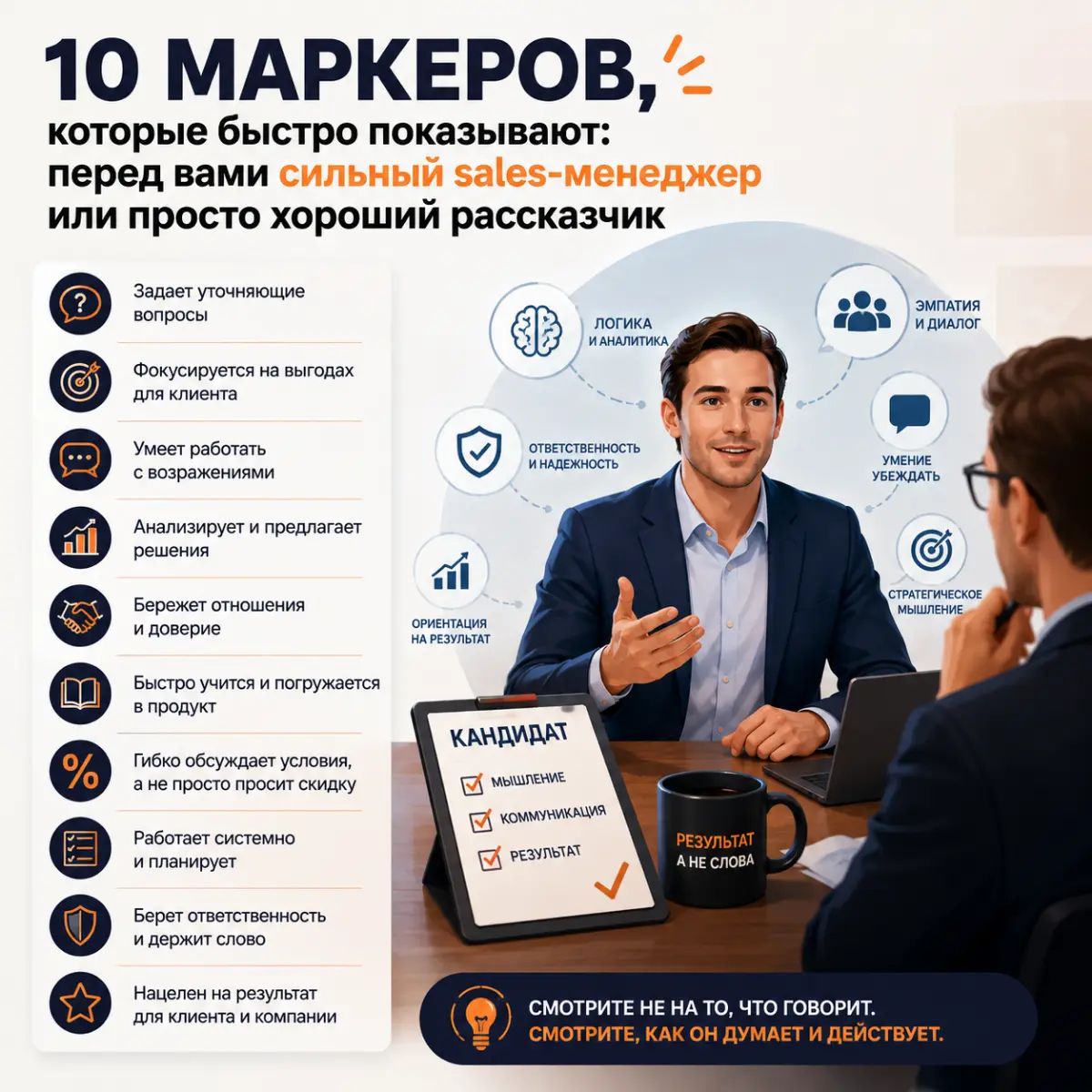 Сильный sales-менеджер VS хороший рассказчик | Сетка — социальная сеть от hh.ru
