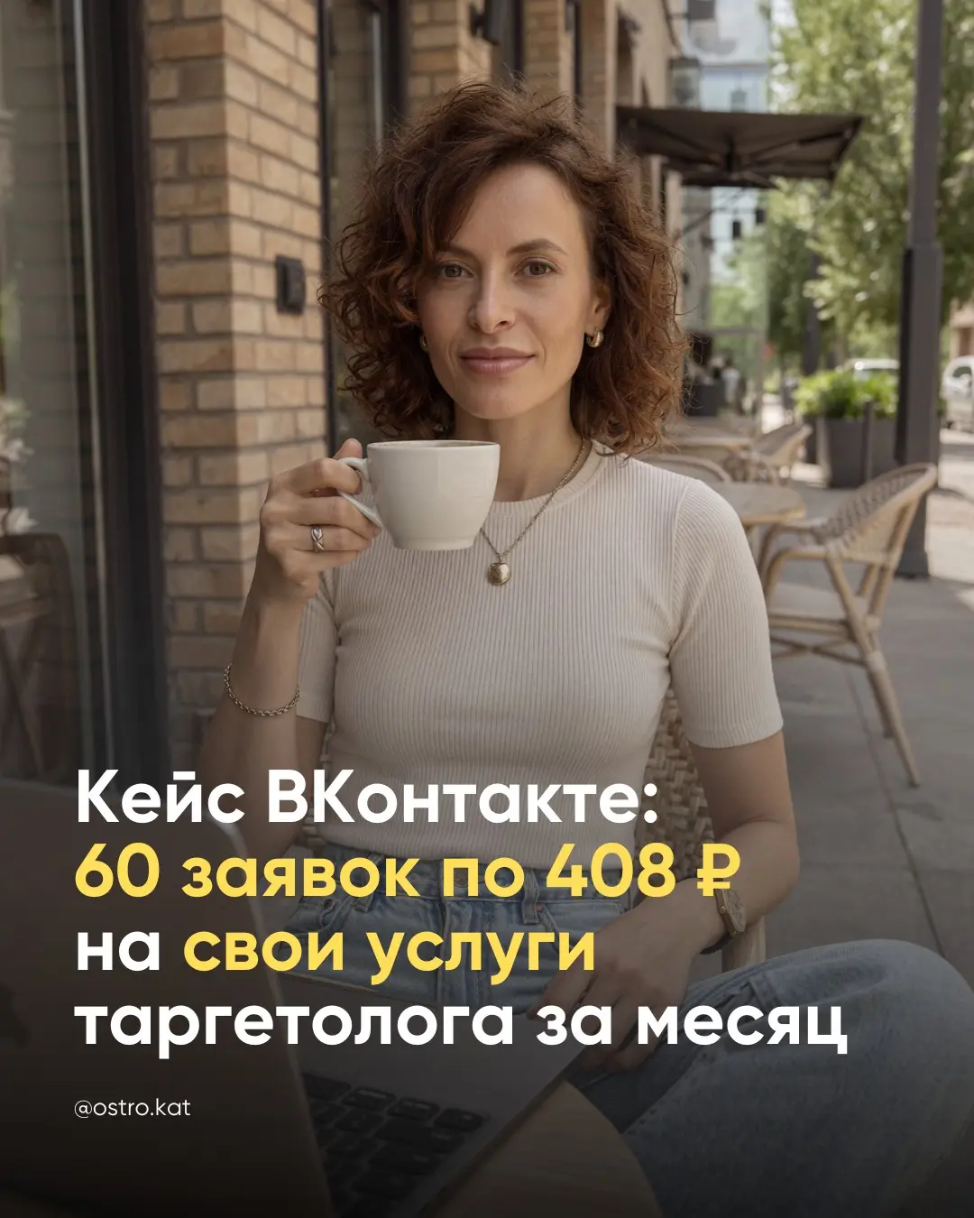Кейс ВКонтакте: 60 обращений по 408 ₽ на услуги таргетолога | Сетка — социальная сеть от hh.ru