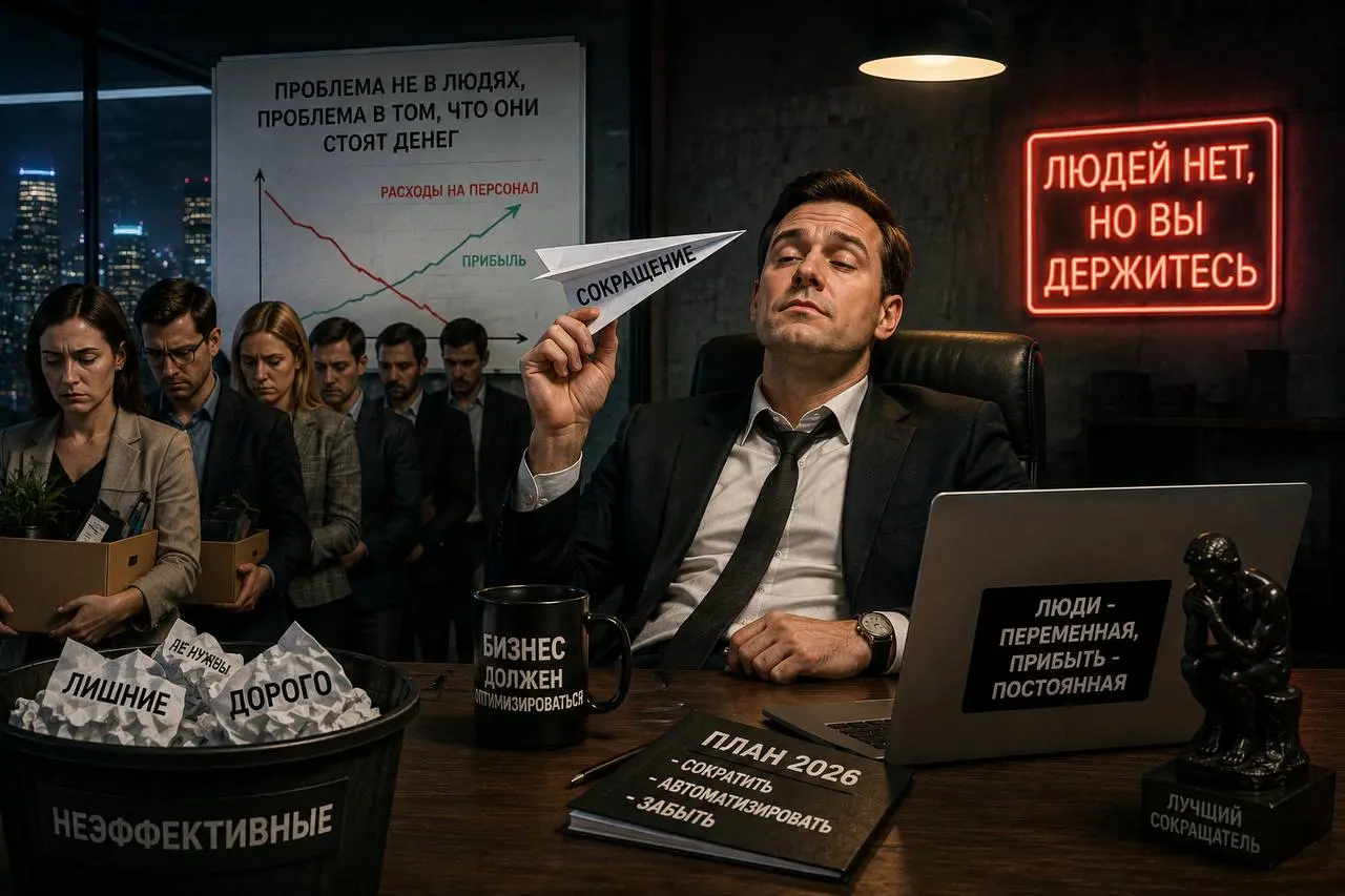 «Людей нет, но людей сокращают». Что на самом деле происходит на рынке труда в 2026 году
Сейчас на рынке труда происходит очень странная для многих вещь | Сетка — социальная сеть от hh.ru