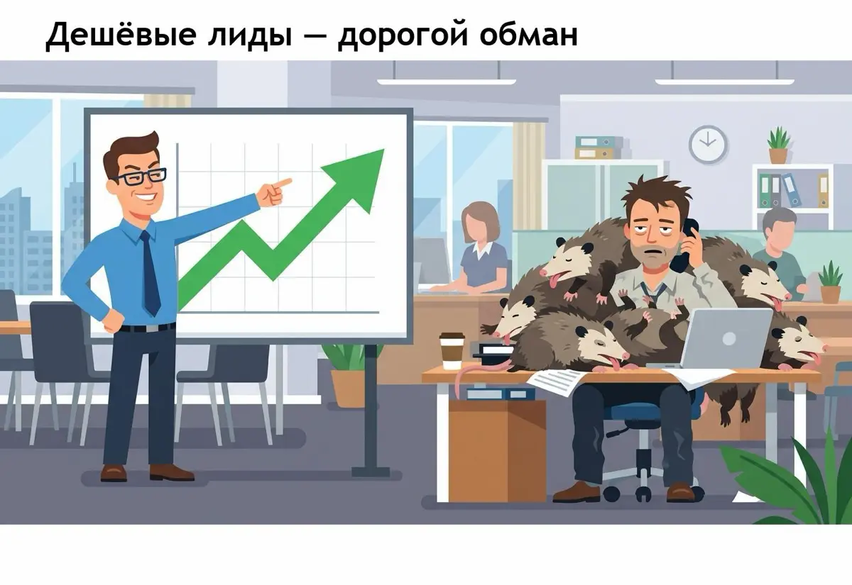 Иллюзия дешевых лидов: почему вы платите за воздух | Сетка — социальная сеть от hh.ru