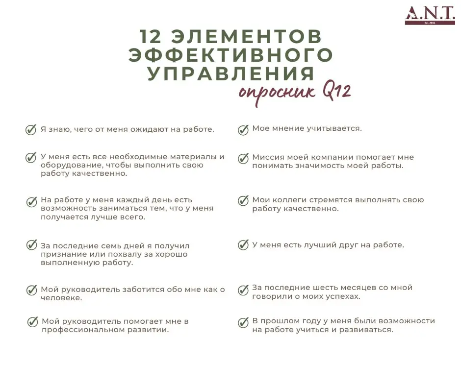 Друзья, в одном из предыдущих постов мы рассказали про исследование вовлеченности от компании Gallup, которая на протяжении многих лет исследовала факторы, влияющие на мотивацию и эффективность команд | Сетка — социальная сеть от hh.ru